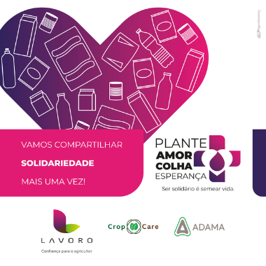 Imagem da Campanha Plante Amor, Colha esperança.